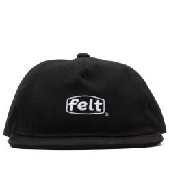 Felt Work Logo Cap - Black