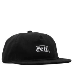 Felt Work Logo Cap - Black 12 Felt Work Logo Cap - Black -Fashion clothing Sneaker Politics Felt LogoCapBlack 131 113161 WB 5