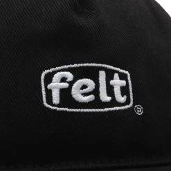 Felt Work Logo Cap - Black 13 Felt Work Logo Cap - Black -Fashion clothing Sneaker Politics Felt LogoCapBlack 131 113161 WB 6