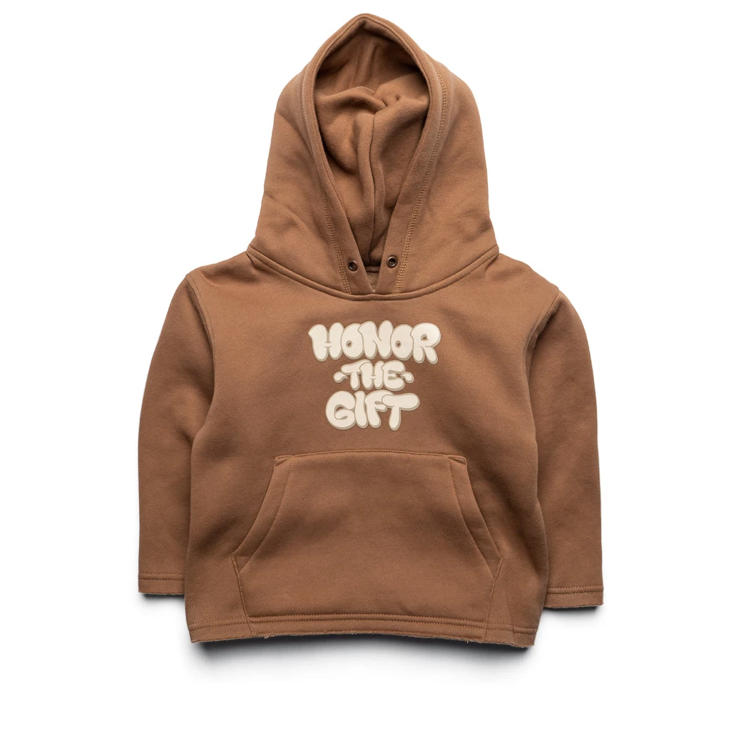 Kids Honor The Gift Bubble Hoodie - Clay 3 Kids Honor The Gift Bubble Hoodie - Clay