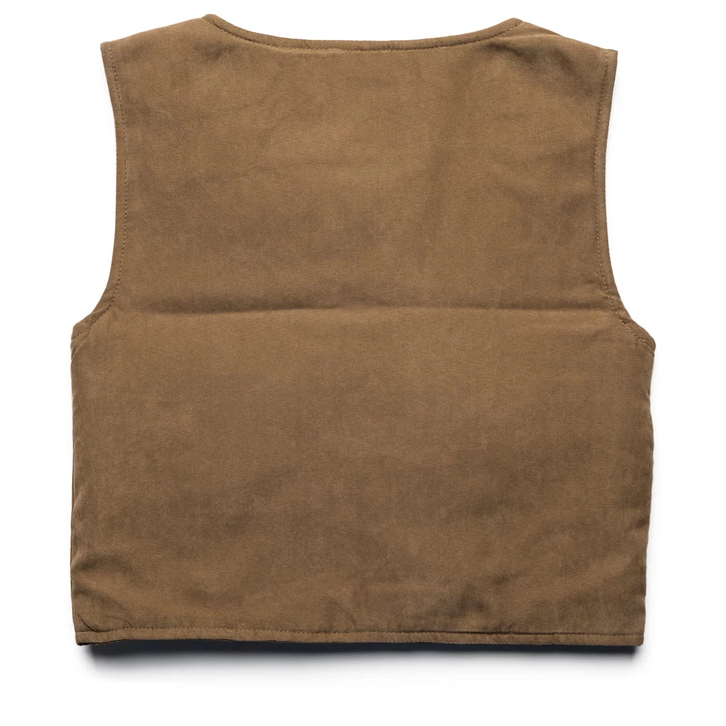 Kids Honor The Gift Nylon Bubble Vest - Light Brown 4 Kids Honor The Gift Nylon Bubble Vest - Light Brown - Image 2