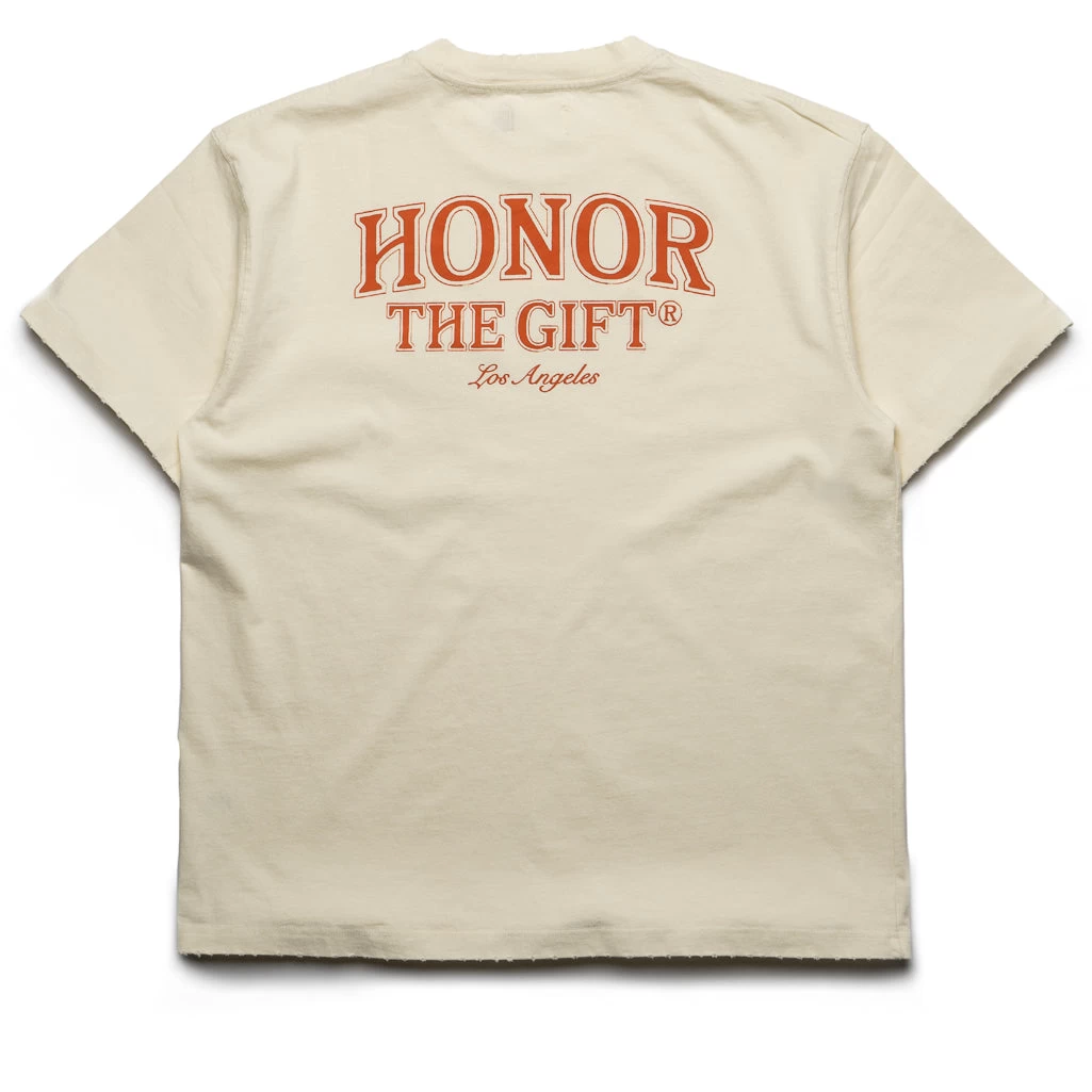Honor The Gift Floral Pocket Tee - Bone 4 Honor The Gift Floral Pocket Tee - Bone - Image 2