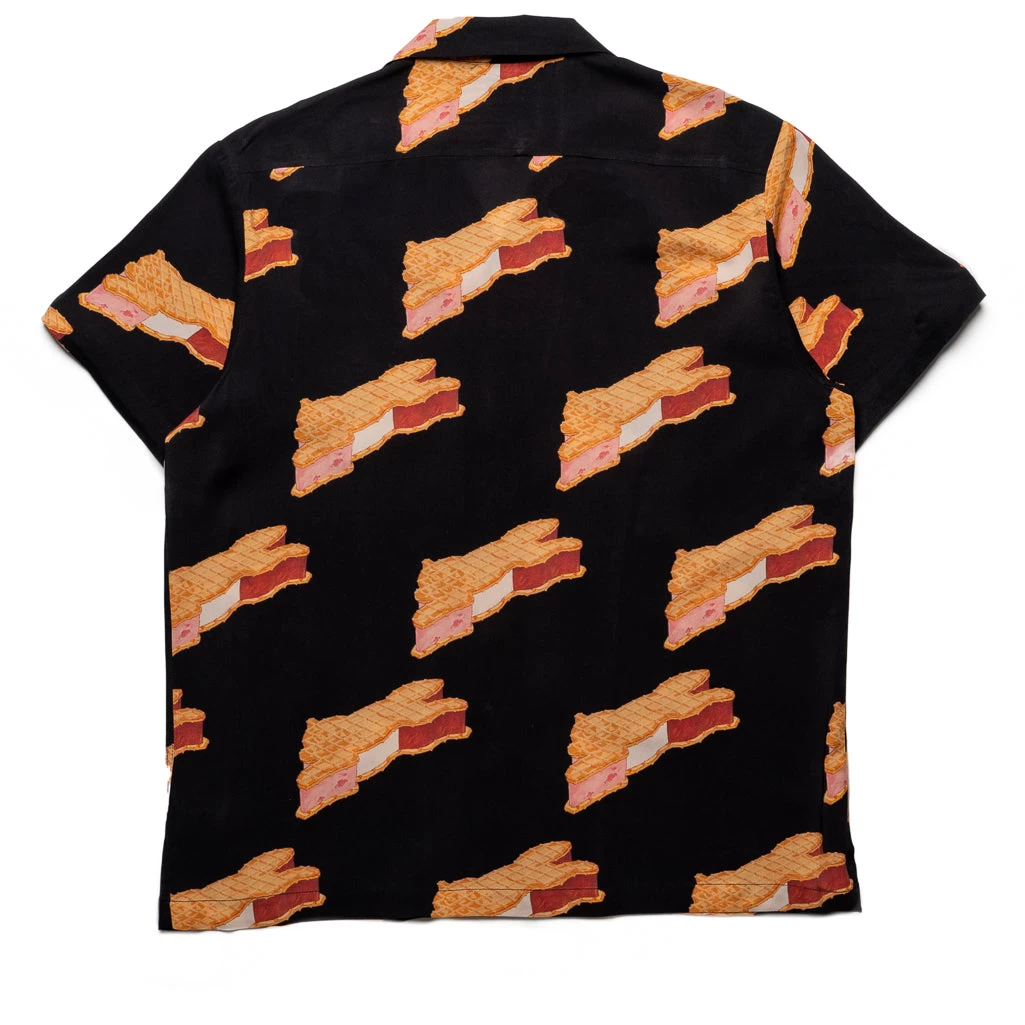 Ice Cream Base Woven Shirt - Black 4 Ice Cream Base Woven Shirt - Black - Image 2