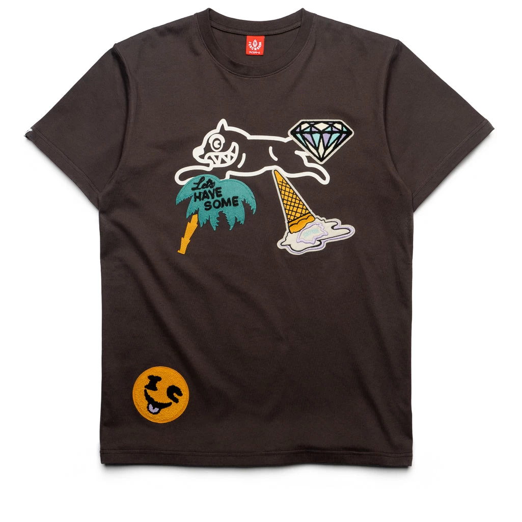 Ice Cream Cones Knit Tee - Shale 3 Ice Cream Cones Knit Tee - Shale