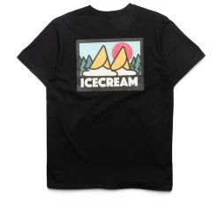 Ice Cream Range Knit Tee - Black -Fashion clothing Sneaker Politics ICECREAM SUMMER23 131 112688 2