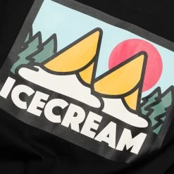 Ice Cream Range Knit Tee - Black -Fashion clothing Sneaker Politics ICECREAM SUMMER23 131 112688 3