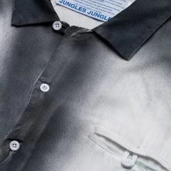 Jungles Spray Dyed Shirt - Green/Grey -Fashion clothing Sneaker Politics JUNGLES AUGUST23 131 112667 2