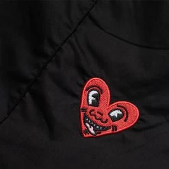 Jungles Heart Face Suit Shorts - Black -Fashion clothing Sneaker Politics JUNGLES AUGUST23 131 112677 2