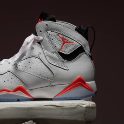 Air Jordan 7 Retro 'White Infrared' - White/Crimson -Fashion clothing Sneaker Politics Jordan Infrared7 IGPost 9