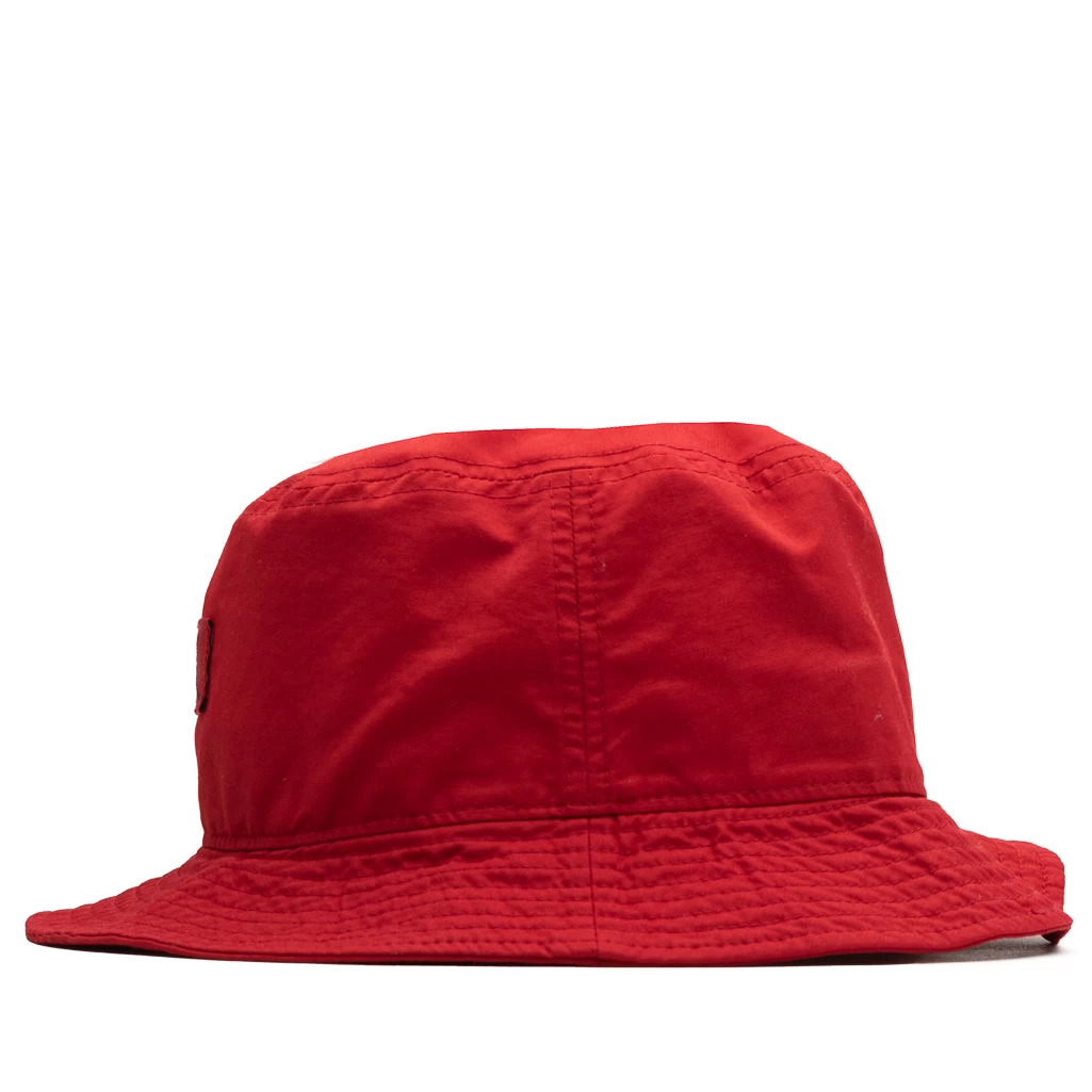 Jordan Jumpman Washed Bucket Hat - Gym Red/Black 5 Jordan Jumpman Washed Bucket Hat - Gym Red/Black - Image 4