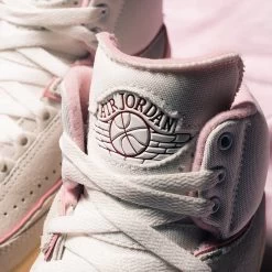 Women's Air Jordan 2 Retro 'Soft Pink' - Summit White/Medium Soft Pink -Fashion clothing Sneaker Politics Jordan SoftPink2 IGPost 4 1