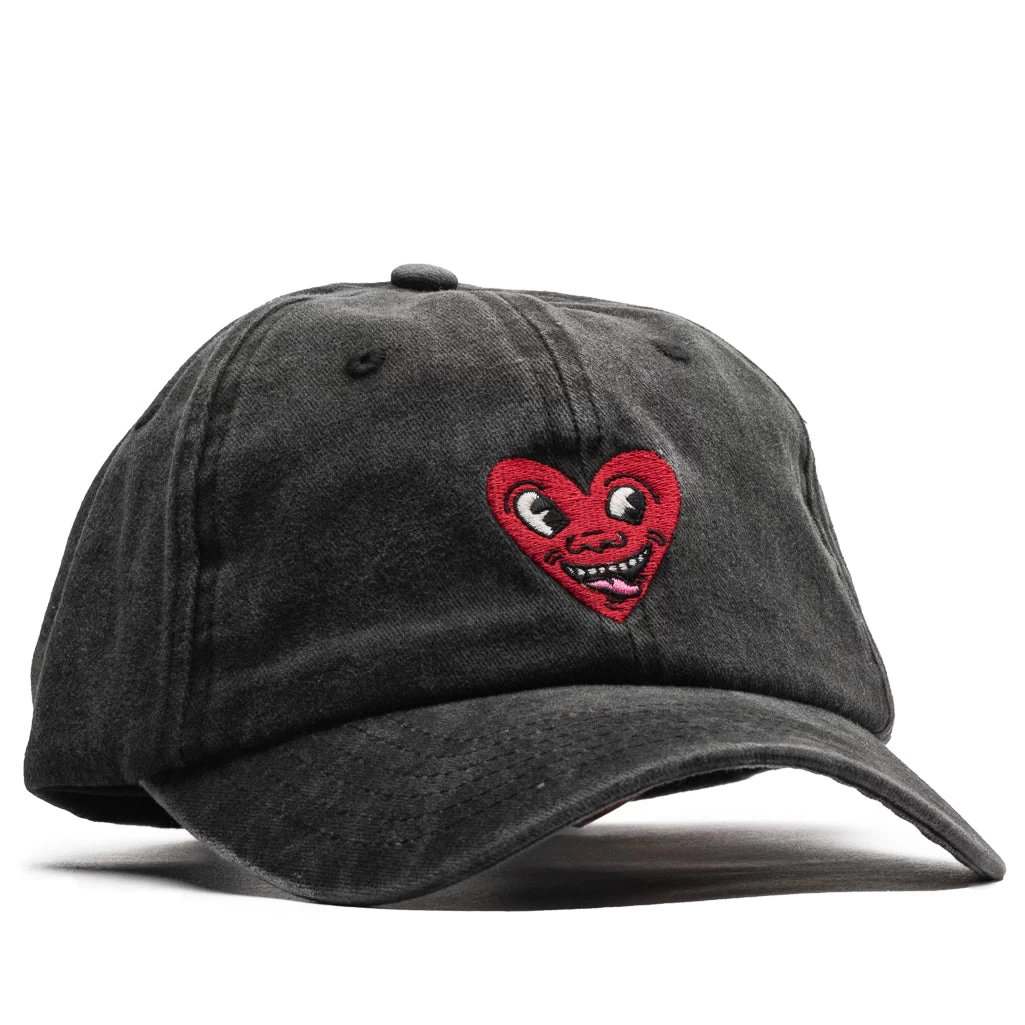 Jungles Heart Face Cap - Washed Black 7 Jungles Heart Face Cap - Washed Black - Image 5