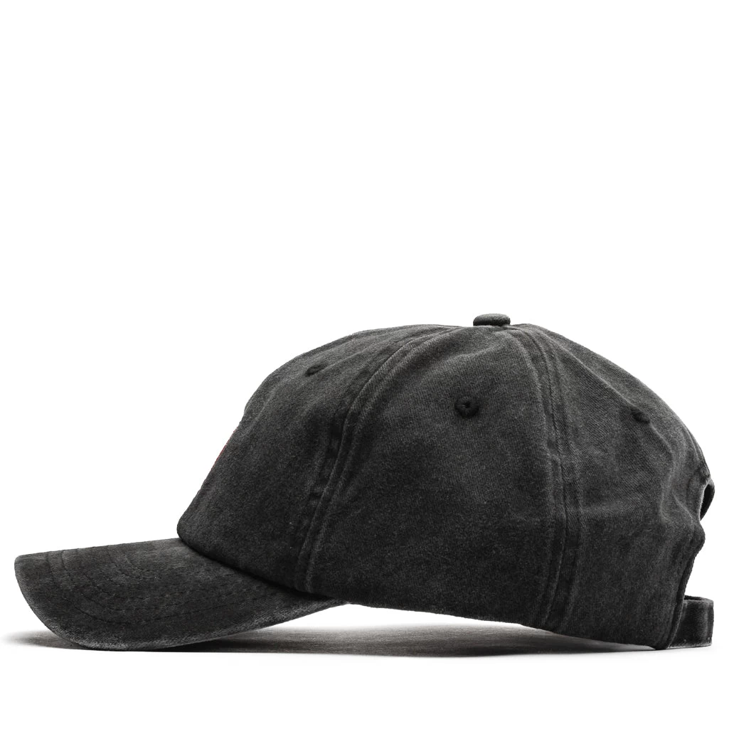 Jungles Heart Face Cap - Washed Black 6 Jungles Heart Face Cap - Washed Black - Image 4