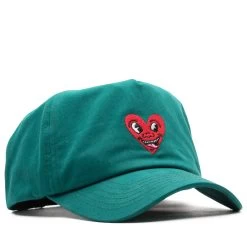 Jungles Heart Face Cap - Green 12 Jungles Heart Face Cap - Green -Fashion clothing Sneaker Politics Jungles HeartFaceGreen 131 112670 WB 1