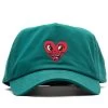 Jungles Heart Face Cap - Green 1 Jungles Heart Face Cap - Green -Fashion clothing Sneaker Politics Jungles HeartFaceGreen 131 112670 WB 2