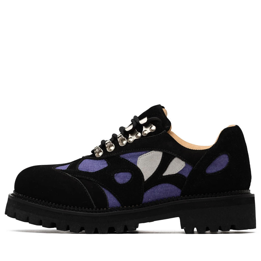 KidSuper Low Top Boots With Swirls - Black 3 KidSuper Low Top Boots With Swirls - Black