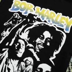 Market X Bob Marley Punk L/S Tee - Black -Fashion clothing Sneaker Politics MARKET BOBMARLEY SPRING23 131 113239 2