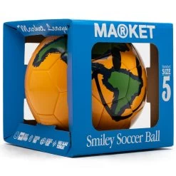 Market X Bob Marley Smiley Kingston Soccer Ball - Gold -Fashion clothing Sneaker Politics MARKET BOBMARLEY SPRING23 131 113244 2