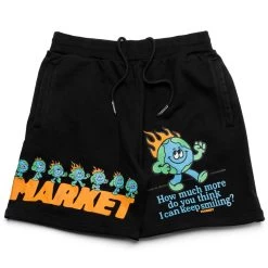 Market Keep Going Sweatshorts - Black