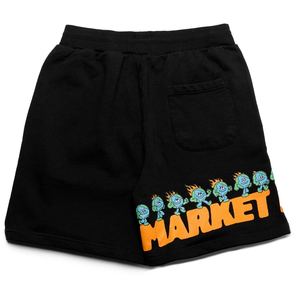 Market Keep Going Sweatshorts - Black 4 Market Keep Going Sweatshorts - Black - Image 2