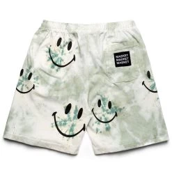 Market Shibori Dye Sweatshorts - Green Tie Dye -Fashion clothing Sneaker Politics Market 22Q2Market2822 WB 7