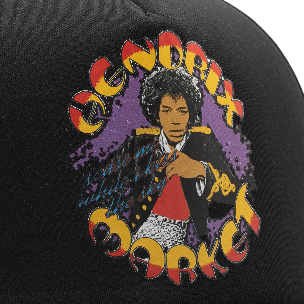 Market Kiss The Sky Trucker Hat - Black 8 Market Kiss The Sky Trucker Hat - Black - Image 6