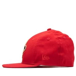 New Era New Orleans Pelicans Low Profile 59FIFTY Fitted Hat - Red -Fashion clothing Sneaker Politics NewEra 5950NeoRed 131 105350 WB 4