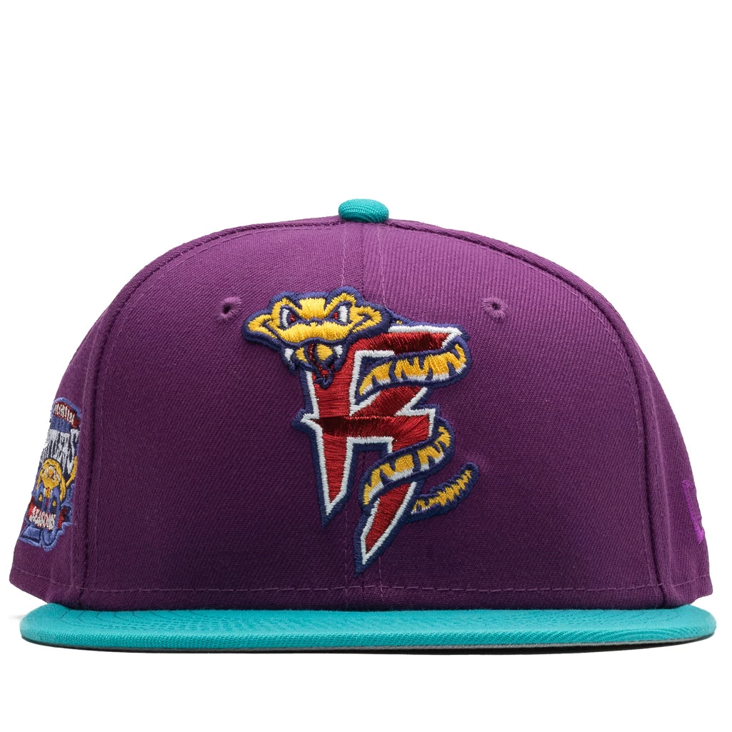 New Era X Politics Wisconsin Timber Rattlers 59FIFTY Fitted Hat - Magenta/Glacier 3 New Era X Politics Wisconsin Timber Rattlers 59FIFTY Fitted Hat - Magenta/Glacier