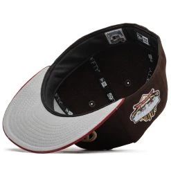 New Era X Politics Los Angeles Dodgers 59FIFTY Fitted Hat - Wood/Merlot 14 New Era X Politics Los Angeles Dodgers 59FIFTY Fitted Hat - Wood/Merlot -Fashion clothing Sneaker Politics NewEra DodgersChiefrHat 131 114608 WB 6