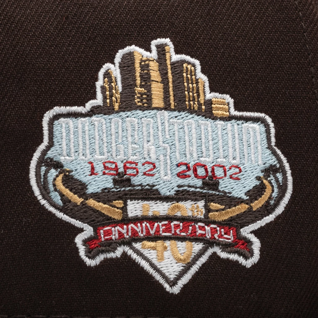 New Era X Politics Los Angeles Dodgers 59FIFTY Fitted Hat - Wood/Merlot 10 New Era X Politics Los Angeles Dodgers 59FIFTY Fitted Hat - Wood/Merlot - Image 8