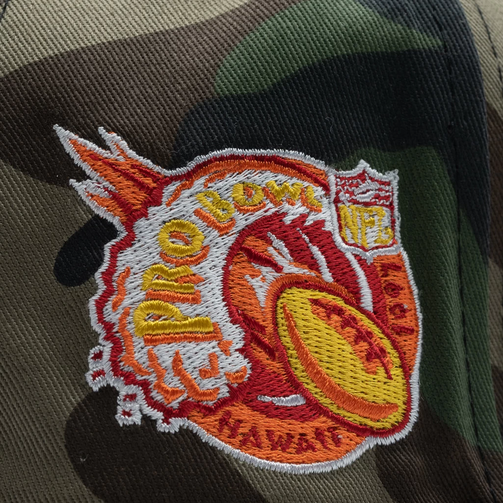 New Era X Politics New Orleans Saints 59FIFTY Fitted Hat - Camo 10 New Era X Politics New Orleans Saints 59FIFTY Fitted Hat - Camo - Image 8