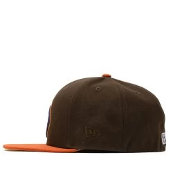New Era X Politics Asheville Tourists 59FIFTY Fitted Hat - Brown/Sunset -Fashion clothing Sneaker Politics NewEra Manonthemoon 131 114222 WB 5