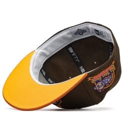 New Era X Politics Asheville Tourists 59FIFTY Fitted Hat - Brown/Sunset -Fashion clothing Sneaker Politics NewEra Manonthemoon 131 114222 WB 6