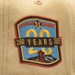 New Era X Politics Houston Astros 59FIFTY Fitted Hat - Butterscotch/Sand -Fashion clothing Sneaker Politics NewEra MoCityMoshTan 131 113848 WB 2