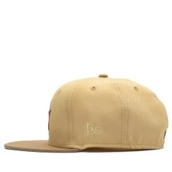 New Era X Politics Houston Astros 59FIFTY Fitted Hat - Butterscotch/Sand -Fashion clothing Sneaker Politics NewEra MoCityMoshTan 131 113848 WB 6