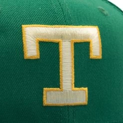 New Era X Politics Texas Rangers 59FIFTY Fitted Hat - Botanical Green/Air Force Blue -Fashion clothing Sneaker Politics NewEra TexasRangersGreenHat 131 1117712 WB 4