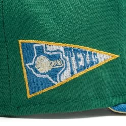 New Era X Politics Texas Rangers 59FIFTY Fitted Hat - Botanical Green/Air Force Blue -Fashion clothing Sneaker Politics NewEra TexasRangersGreenHat 131 1117712 WB 5