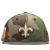 New Era X Politics New Orleans Saints 59FIFTY Fitted Hat - Camo -Fashion clothing Sneaker Politics NewEras HotBoyz FF 131 114227 WB 1