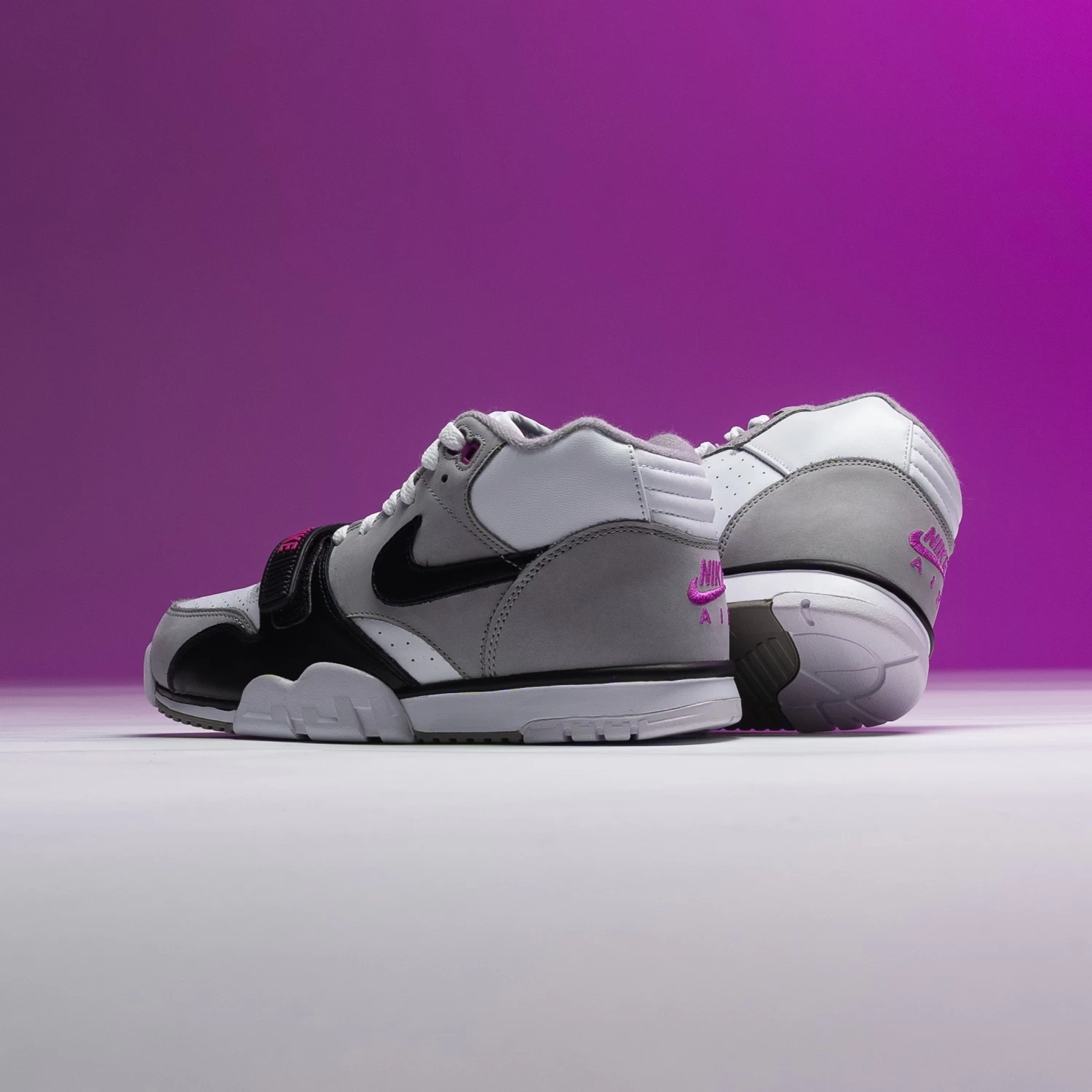 Nike Air Trainer 1 - Medium Grey/Black 9 Nike Air Trainer 1 - Medium Grey/Black - Image 7