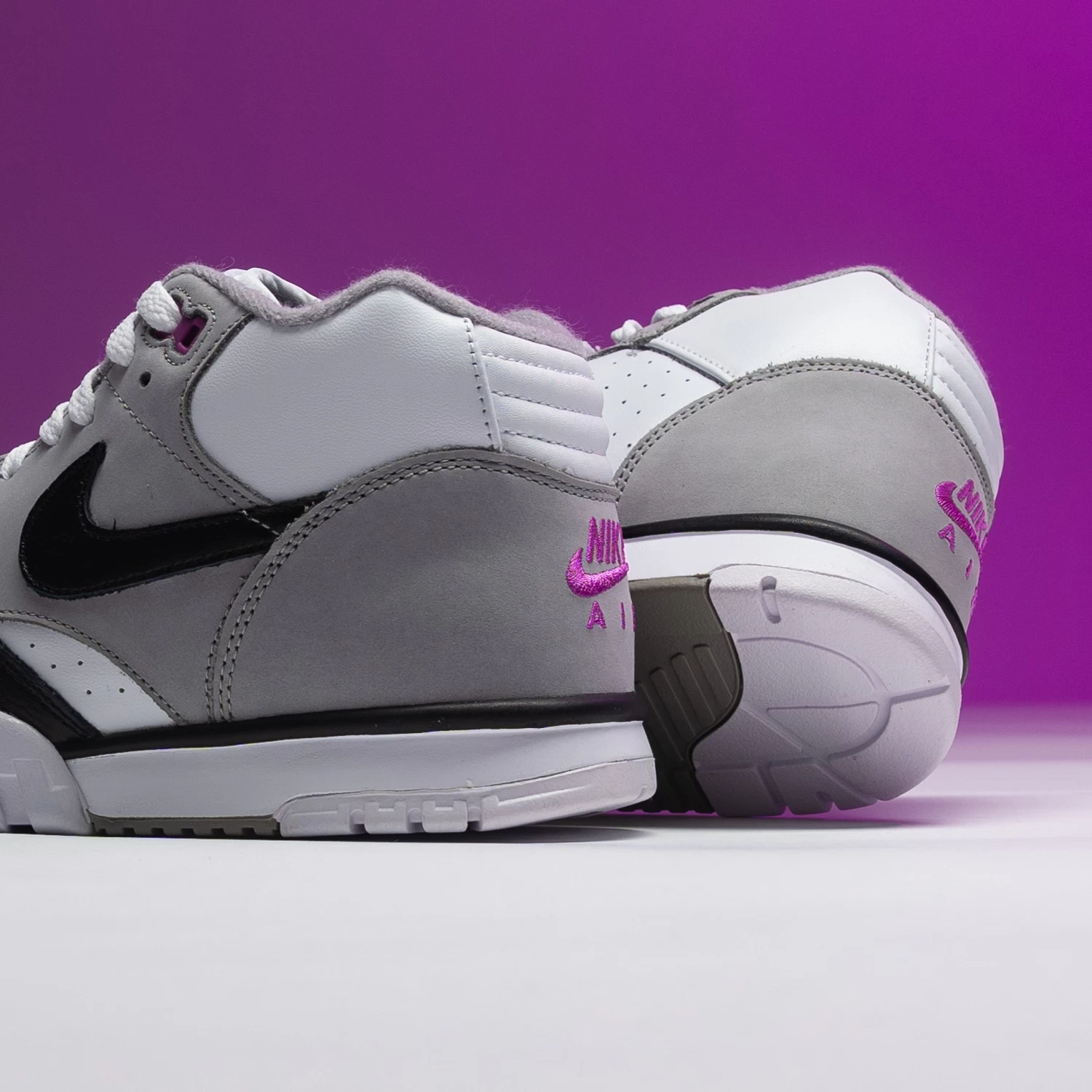 Nike Air Trainer 1 - Medium Grey/Black 10 Nike Air Trainer 1 - Medium Grey/Black - Image 8