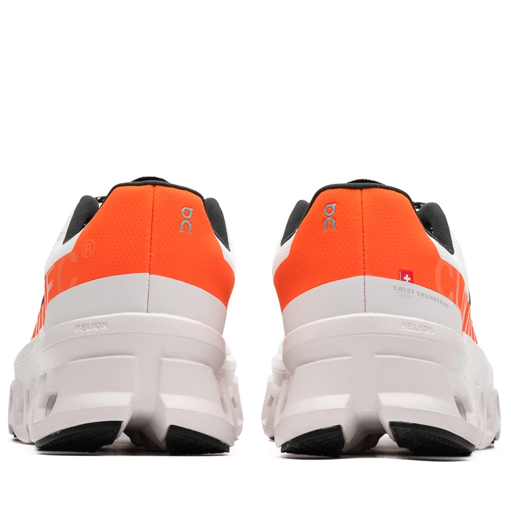 On Cloudmonster - Undyed White/Flame 6 On Cloudmonster - Undyed White/Flame - Image 4