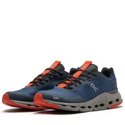 On Cloudnova Form - Denim/Red -Fashion clothing Sneaker Politics ONCLOUD JULY23 131 113468 3