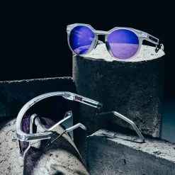 Oakley HSTN Metal - Matte Clear/Prizm Violet -Fashion clothing Sneaker Politics Oakley Spring23 MetalFrame IG 3