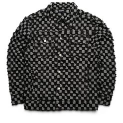 Pleasures Curfew Checker Jacket - Black