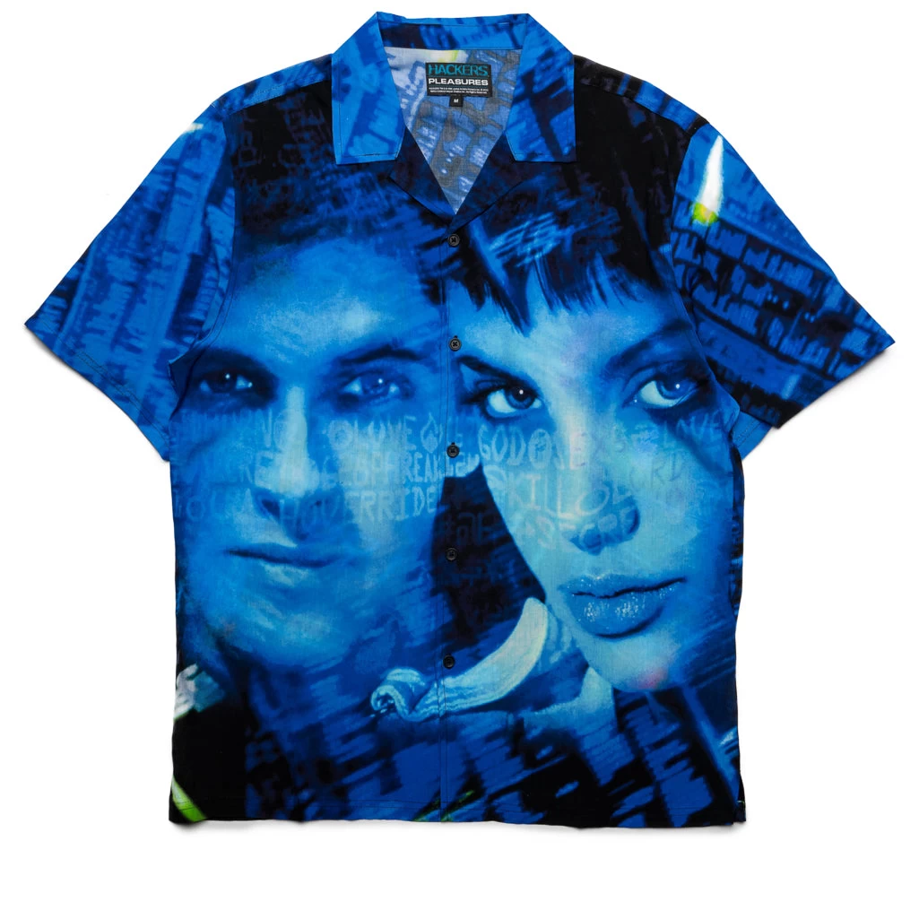 Pleasures Virus Rayon Button Down - Black