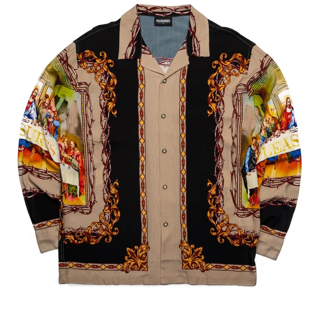 Pleasures Supper Button Down - Black