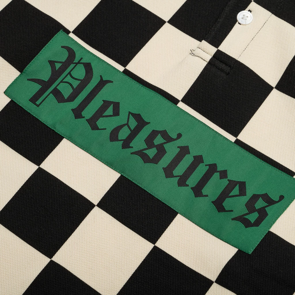 Pleasures Racer Polo - Black 5 Pleasures Racer Polo - Black - Image 3