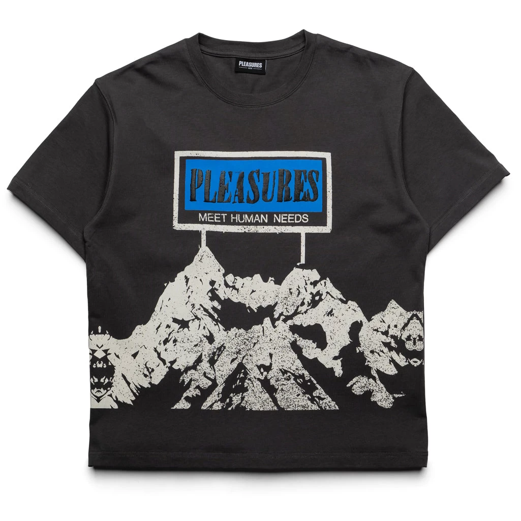 Pleasures Human Needs Heavyweight Tee - Grey 3 Pleasures Human Needs Heavyweight Tee - Grey