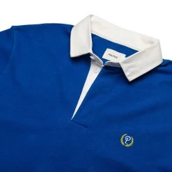 Politics L/S Rugby Shirt - Navy -Fashion clothing Sneaker Politics POLITICS AUGUST23 RUGBYSHIRTBLUE 2