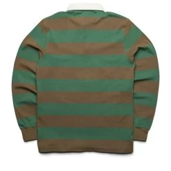 Politics L/S Rugby Shirt - Green/Brown 7 Politics L/S Rugby Shirt - Green/Brown -Fashion clothing Sneaker Politics POLITICS AUGUST23 RUGBYSHIRTSTRIPED 3